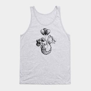 Mermaid Sketches Series: Carnival Mermaid Tank Top